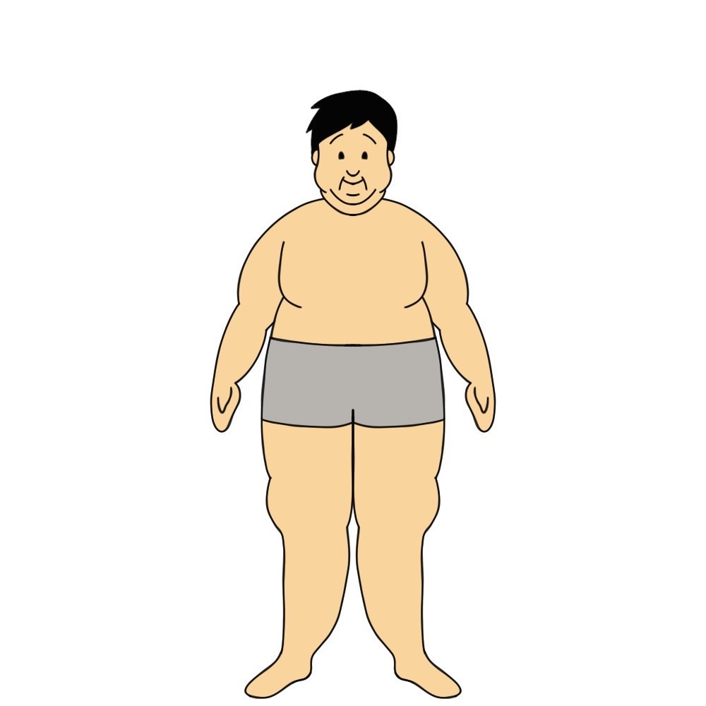 BMI41の男性の見た目