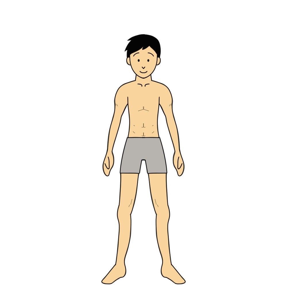 173センチ71キロの男性で体脂肪率15%未満の見た目は「持久系アスリート体型」