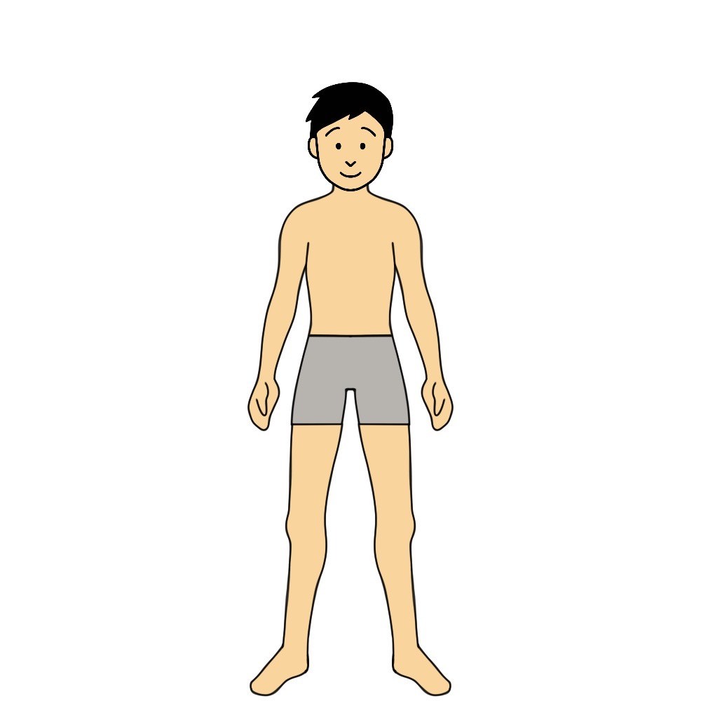 BMI22の男性の見た目