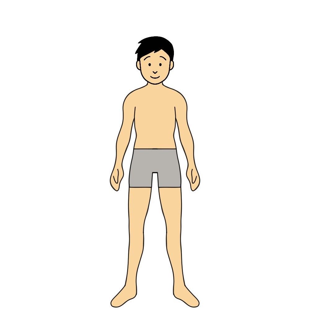173センチ71キロ男性の見た目