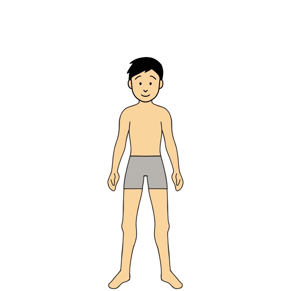 身長158cmのBMI18.5以上25未満の男性見た目