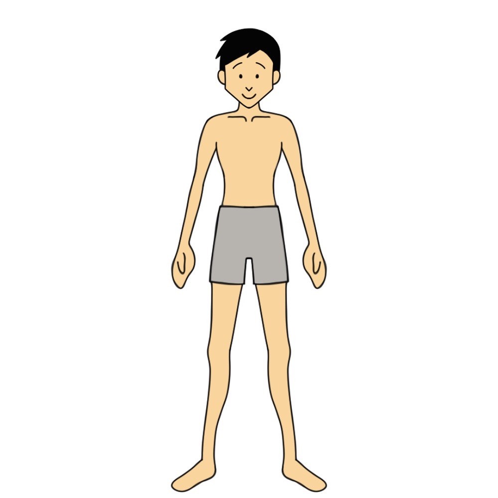200センチ68キロ男性の見た目