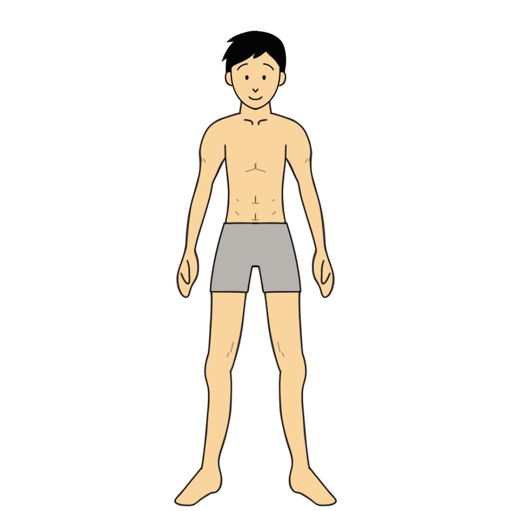 182センチ82キロの男性で体脂肪率15%未満の見た目は「持久系アスリート体型」