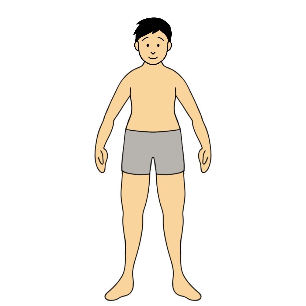 182センチ82キロ男性の見た目