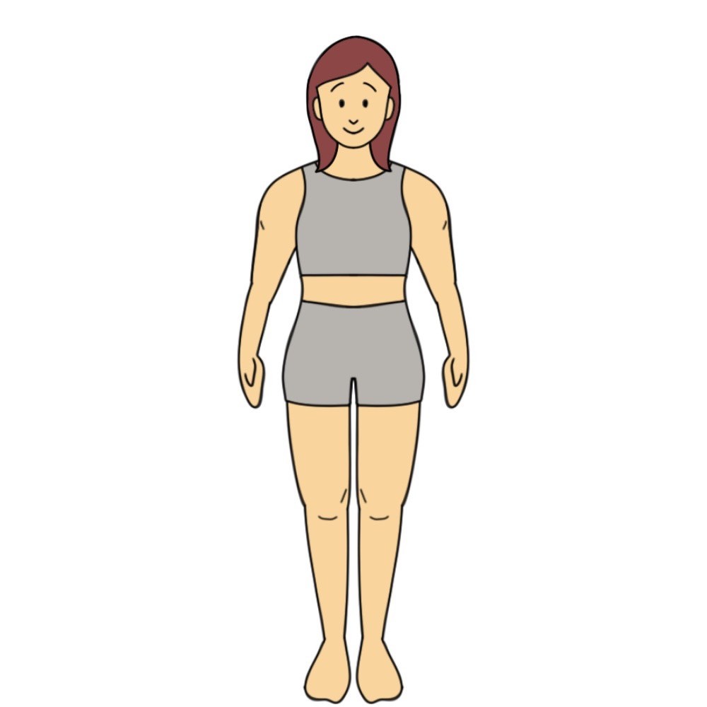 178センチ88キロの女性で体脂肪率19%未満の見た目は「瞬発系アスリート体型」