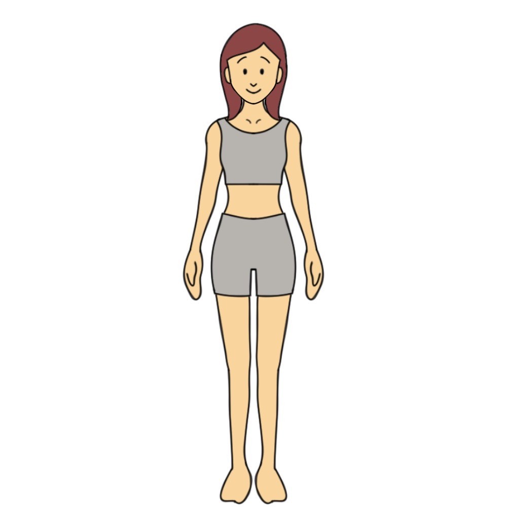 188センチ74キロ女性の見た目