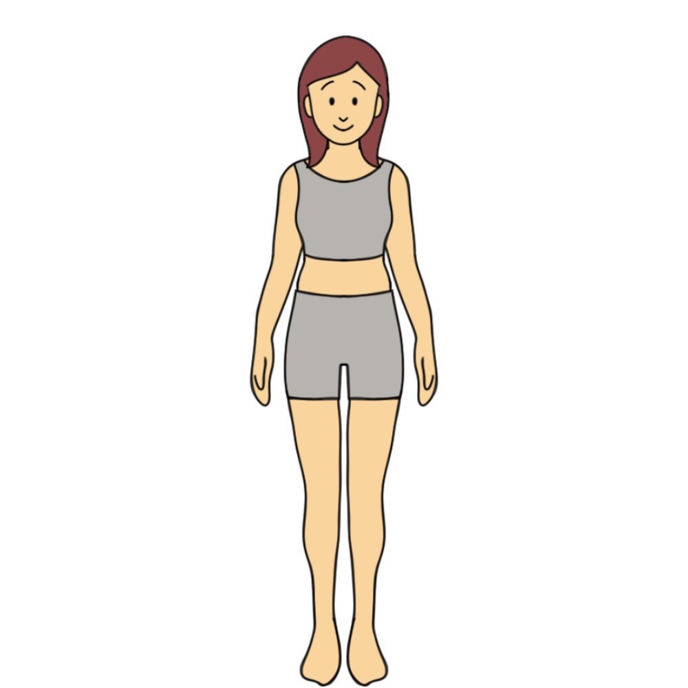 178センチ71キロ女性の見た目
